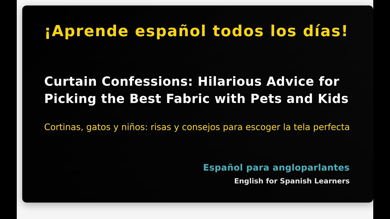 Curtain Confessions: Hilarious Advice for Picking the Best Fabric with Pets and Kids