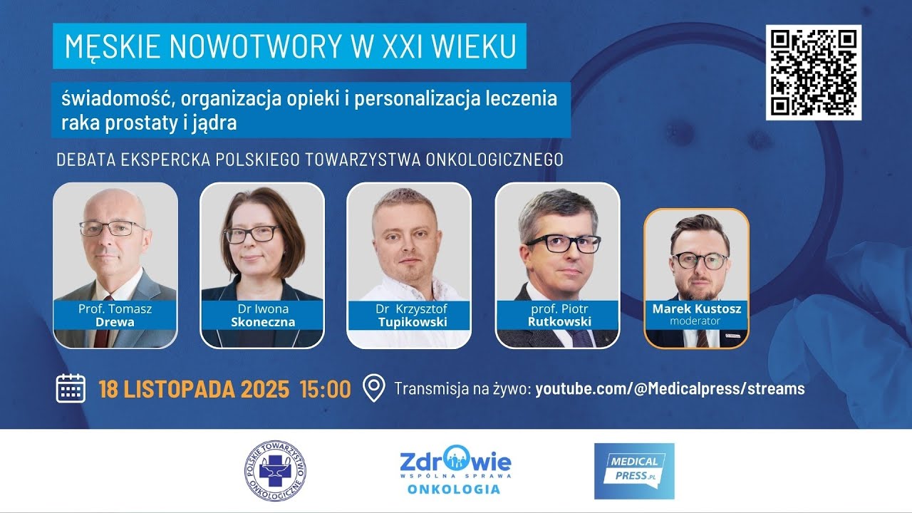 Męskie nowotwory w XXI wieku: świadomość, organizacja opieki i leczenie raka prostaty i jądra