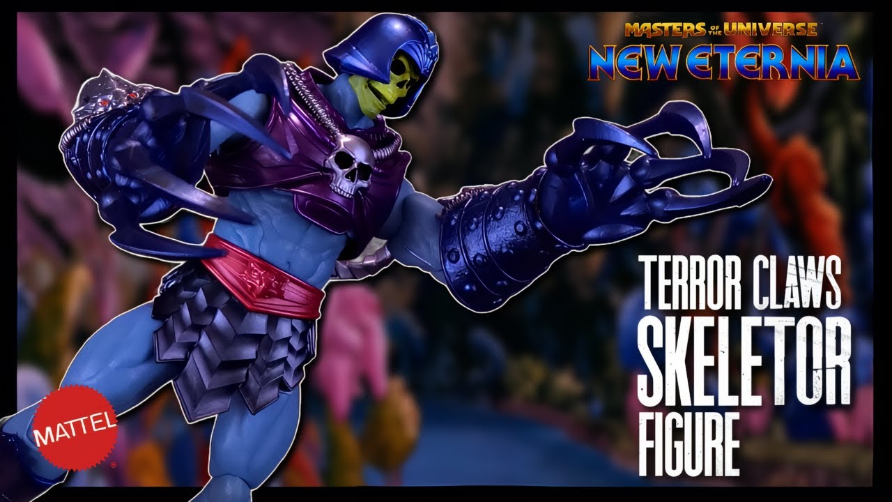 Mattel Masters of The Universe New Eternia Terror Claws Skeletor | @The Review Spot