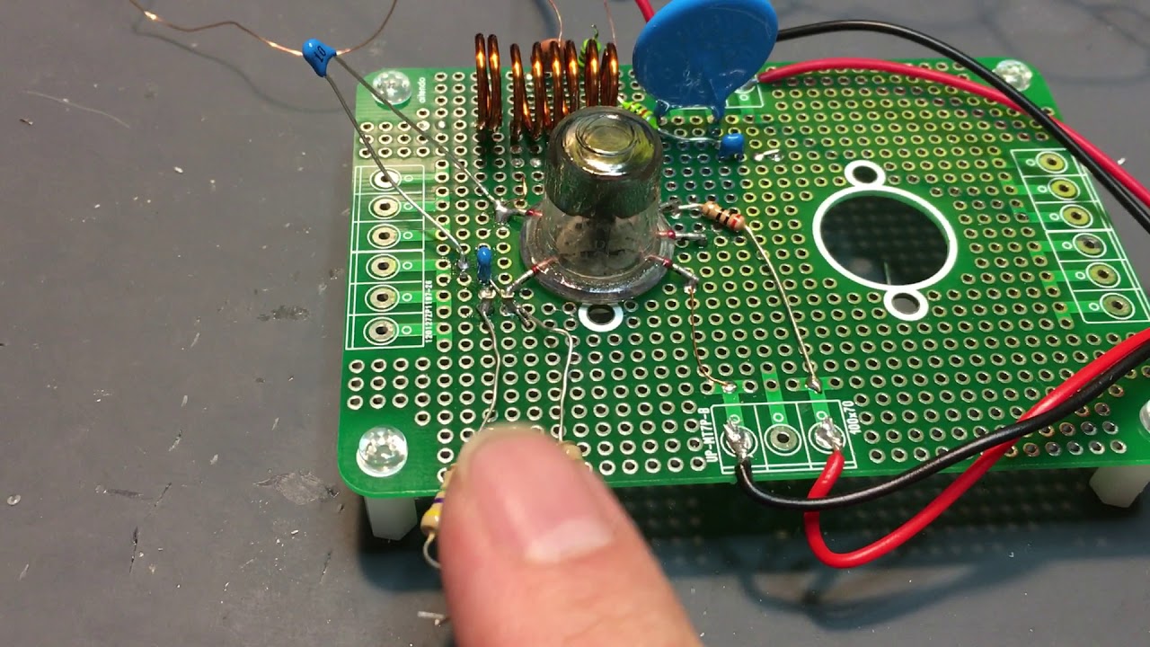 Super-regenerative receiver experiment by Acorn 955