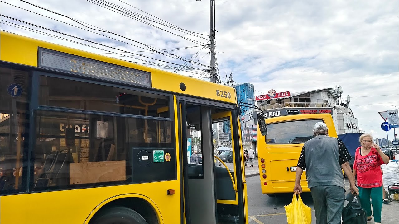 Повна поїздка на автобусі МАЗ-203.015 маршрут 24.