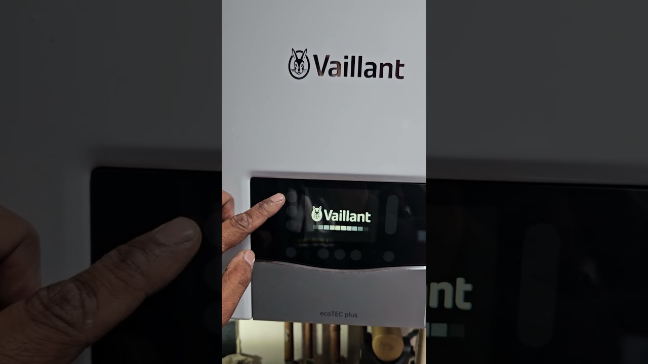 how to reset new vaillant eco tec plus boiler #boiler #vaillant #diy