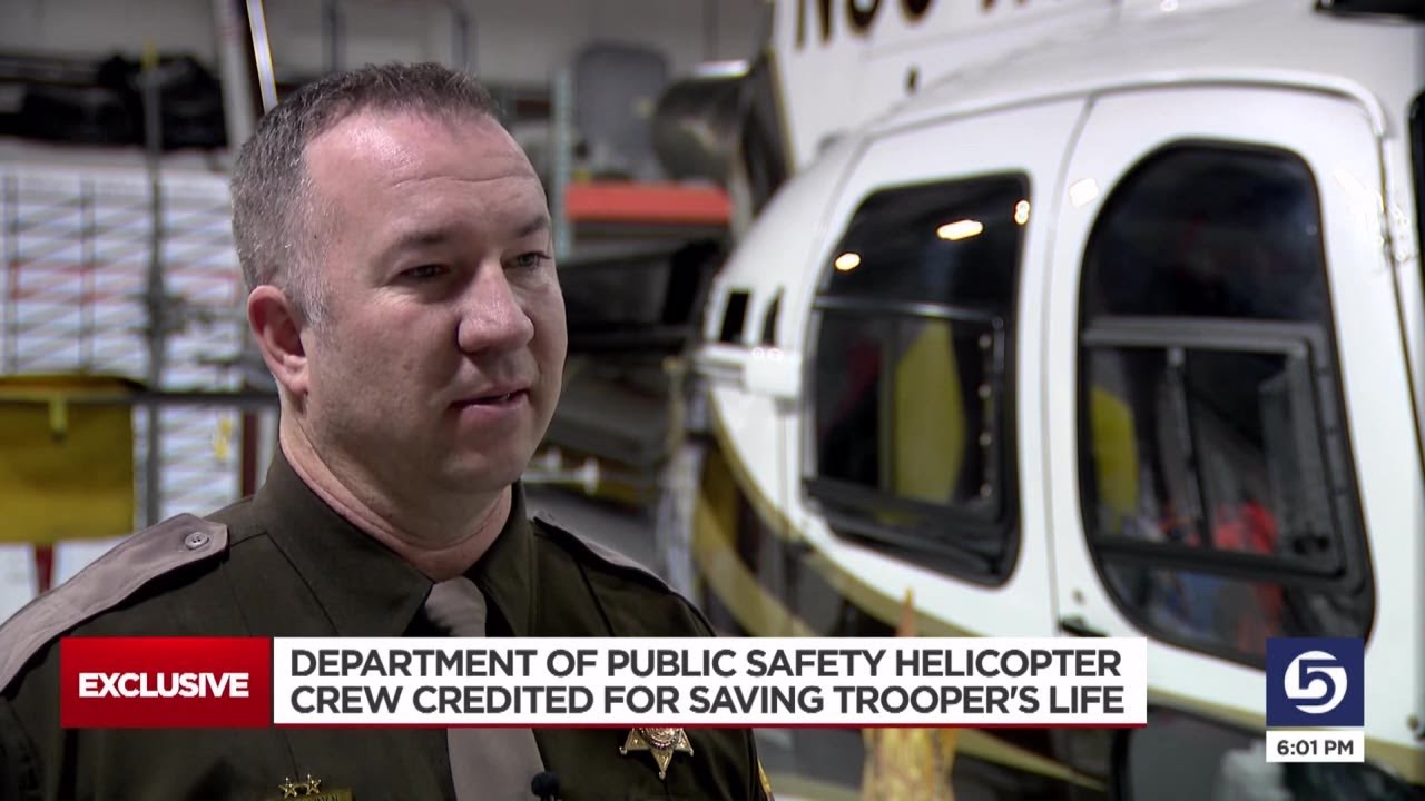 DPS chopper pilot describes rescue mission for trooper who fell 50 feet