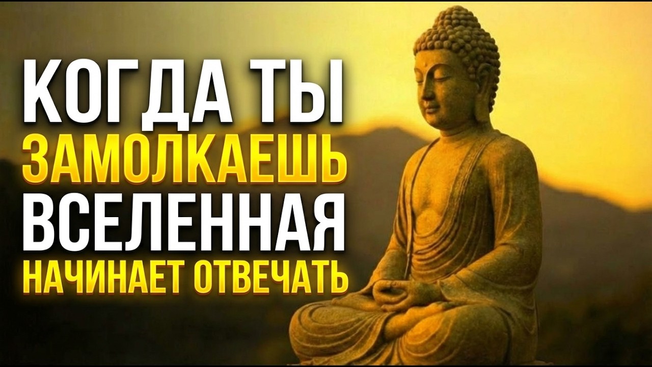 Когда ты замолкаешь — Вселенная начинает отвечать: буддийская мудрость для души