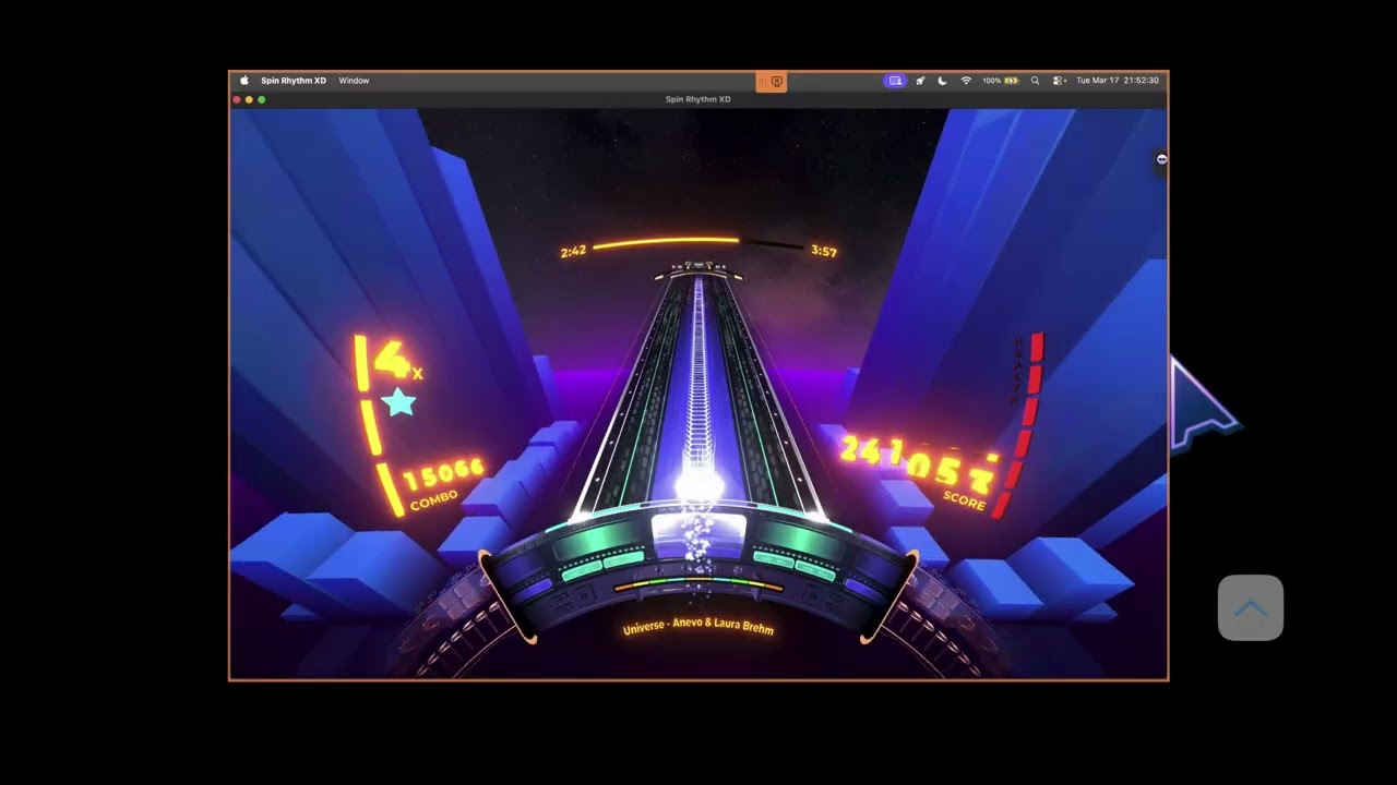 Spin Rhythm XD Ep. 1869: Anevo & Laura Brehm - Universe. 348K score. Level 1756.