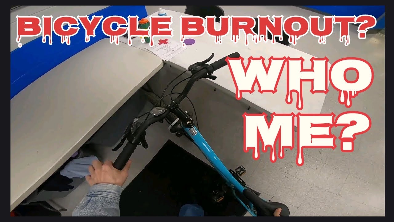 Do a bicycle burnout?