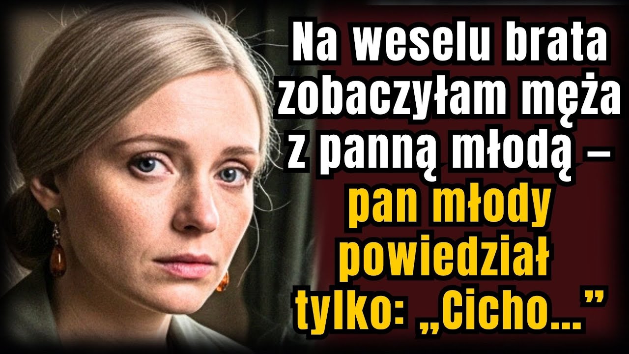 Na weselu brata zobaczyłam męża z panną młodą 💏💔— pan młody powiedział tylko: „Cicho…”🤫