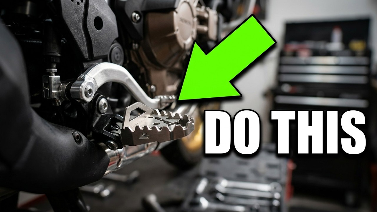 Honda Africa Twin - foot brake extension