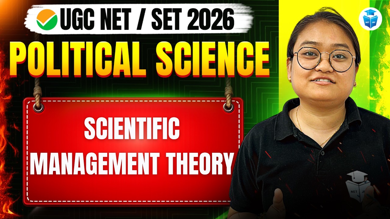 UGC NET Political Science 2026 | Scientific Management Theory | UGC NET June 2026 JRFAdda