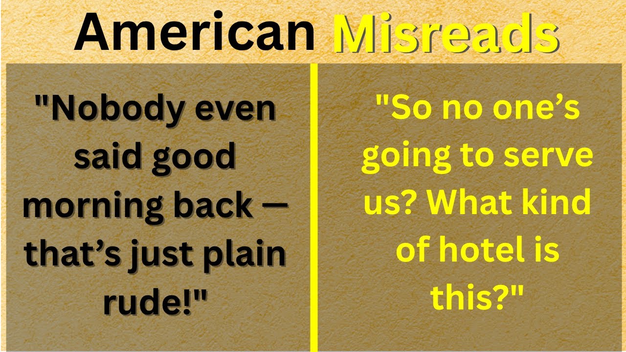 Americans Totally Misread European Neutrality As Rude