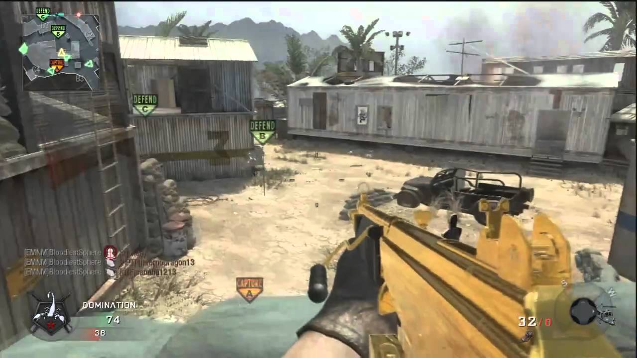 Black Ops: 50-6 Domination with Gold Galil!