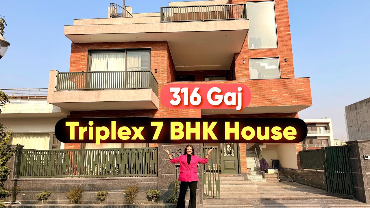 Inside a 316 Gaj Luxury Triplex 7 BHK House With Basement, Lift | House Sale in Omaxe New Chandigarh