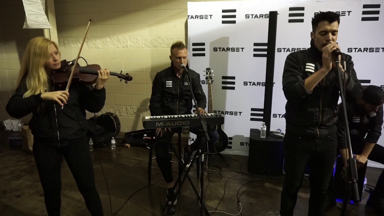 Starset - Dark On Me Acoustic Demonstration WorkPlay Theatre Birmingham AL 10 / 11 / 2017