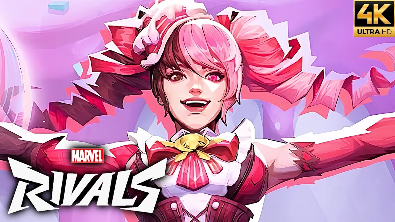 Marvel Rivals - Luna Snow (Cherry Delight Skin) Gameplay Showcase (4K 60FPS)