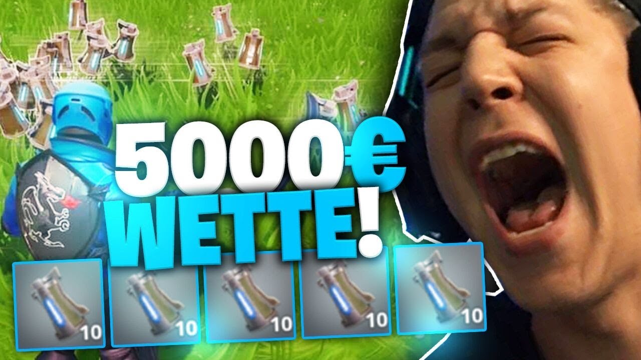 Granaten Challenge in Fortnite | 5000€ Wette | SpontanaBlack
