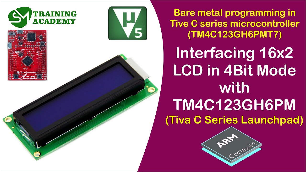 Interfacing 16x2 LCD with TM4C123 in 4Bit Mode