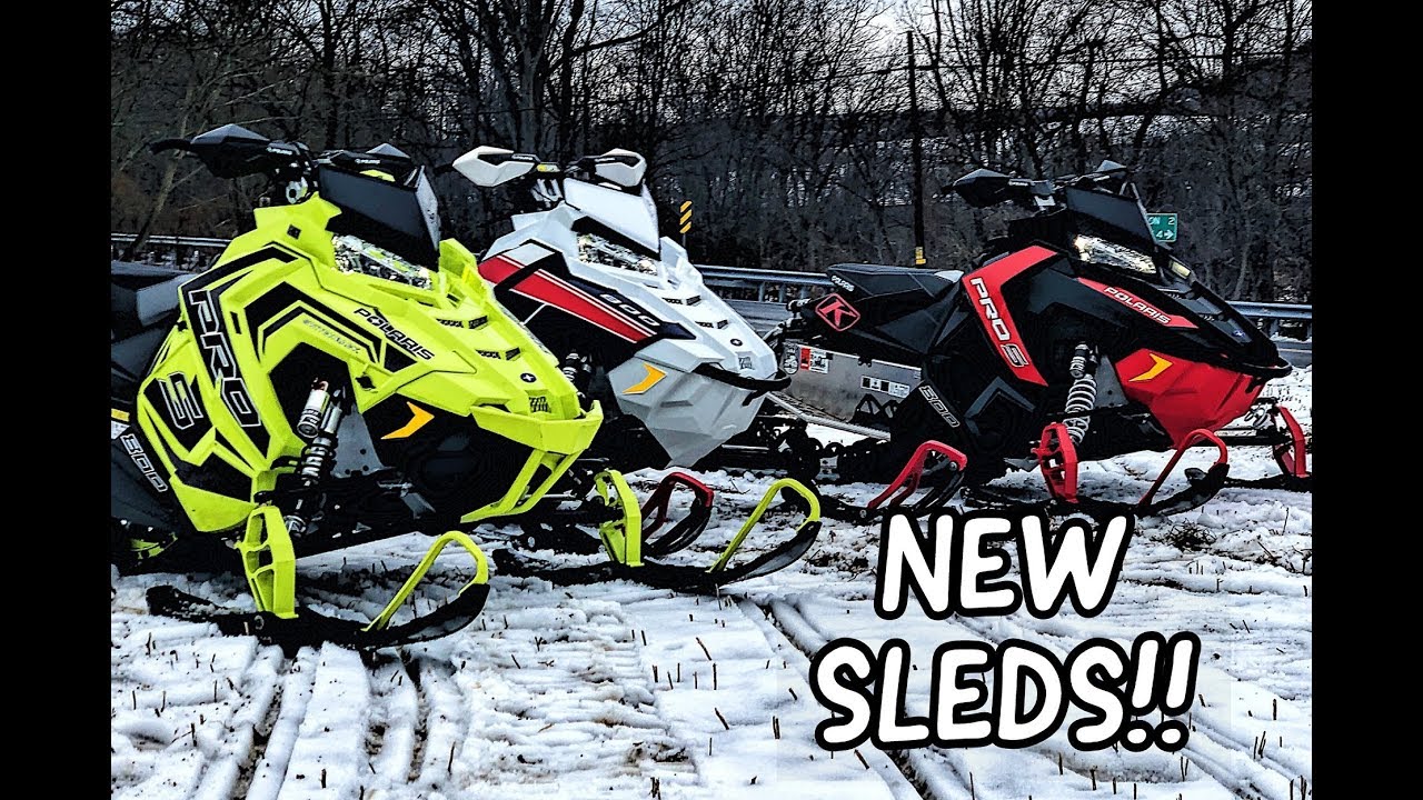 Three New Polaris Axys Sleds!