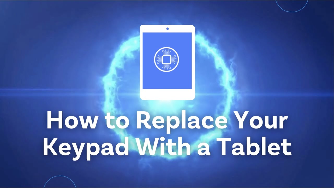 How To Replace Your Alarm Keypad With a Tablet