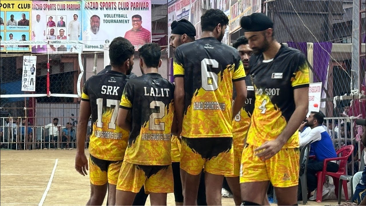 Set.1 ✅ Mugni To Karan Sundu👉Aazad Sports 🆚 Vapi Espaikar 👉All India Volleyball Aazad Sports Vapi