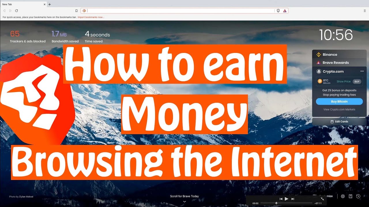 How to earn Money Browsing the Internet | Brave Browser 2021