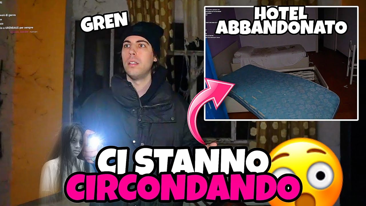 ESPLORAZIONE NOTTURNA DI UN HOTEL ABBANDONATO!!🏨🔥  *finita male*