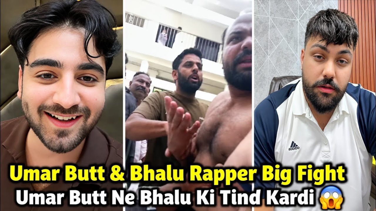 Umar Butt Fight With Bhalu Rapper | Umar Ne Bhalu Rapper Ki Tind Kardi | Rajab's Family 