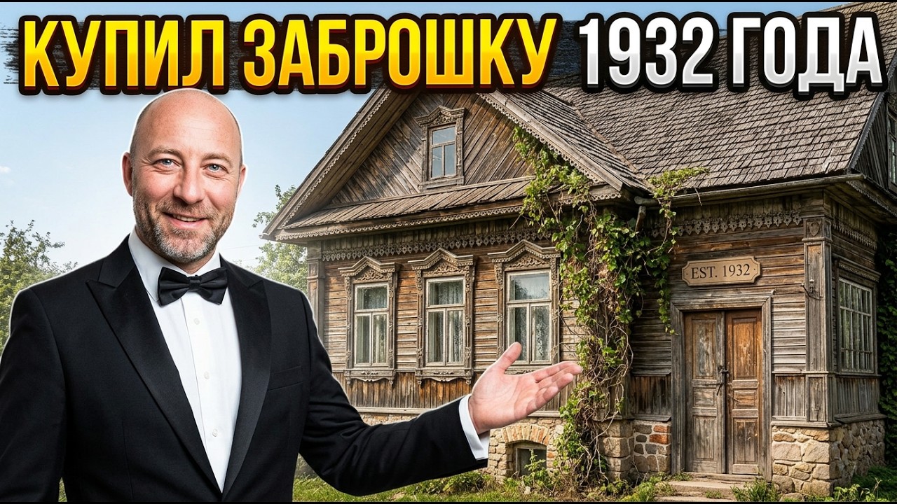 Купил в Болгарии дом 1932 года!