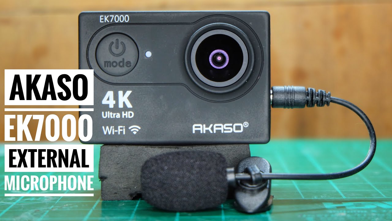AKASO EK7000 external mic mod