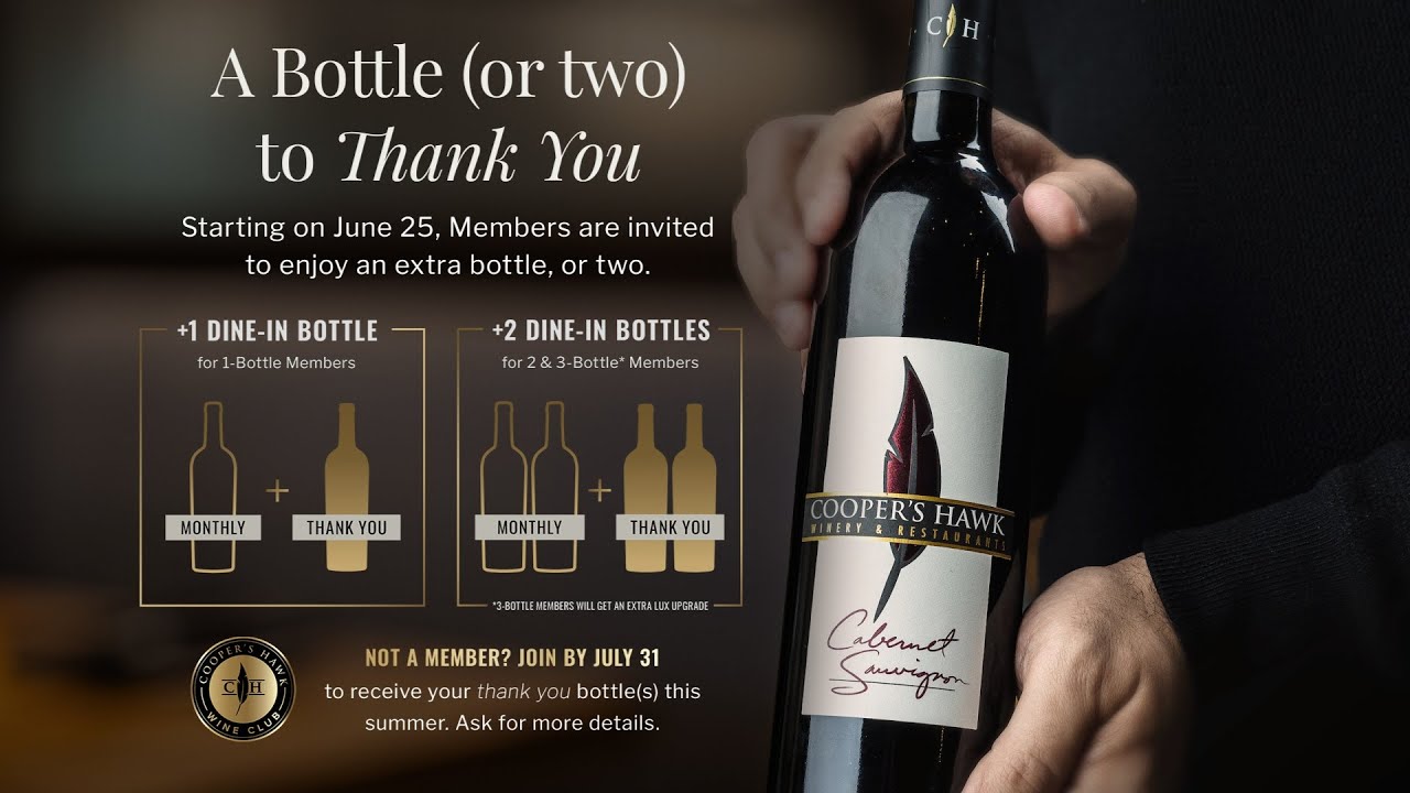 A Bottle (or Two) to Thank You