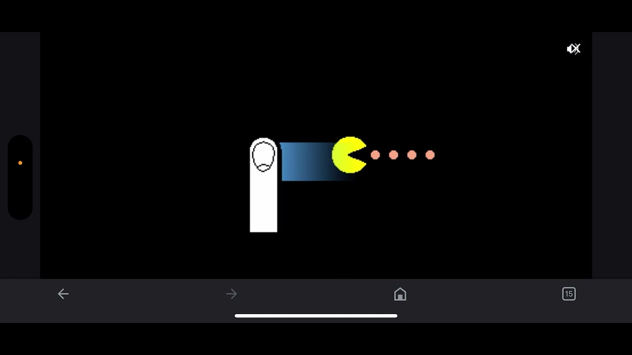 Shark Puppet plays PAC-MAN Doodle