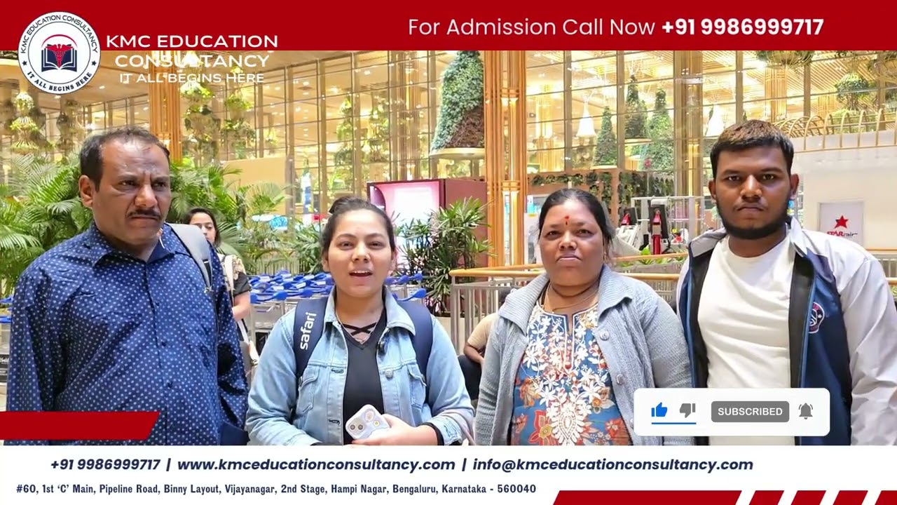 Deepa Shivaji Flying to St  Martinus University, Curacao | Speaks about KMC Educatuion Consultancy.