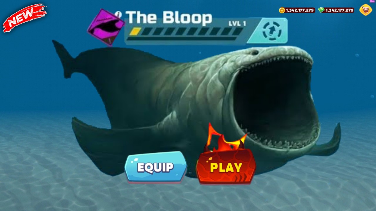 Hungry Shark Evolution - All Sharks Unlocked - Evil Nun Shark Game
