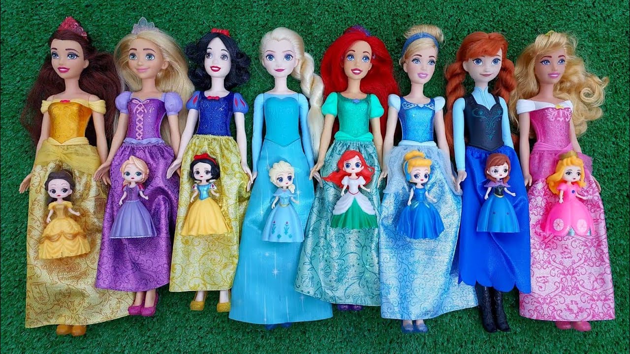 Cute Miniatures Disney Princess Frozen ELSA & Annall! elsa satisfying unboxing
