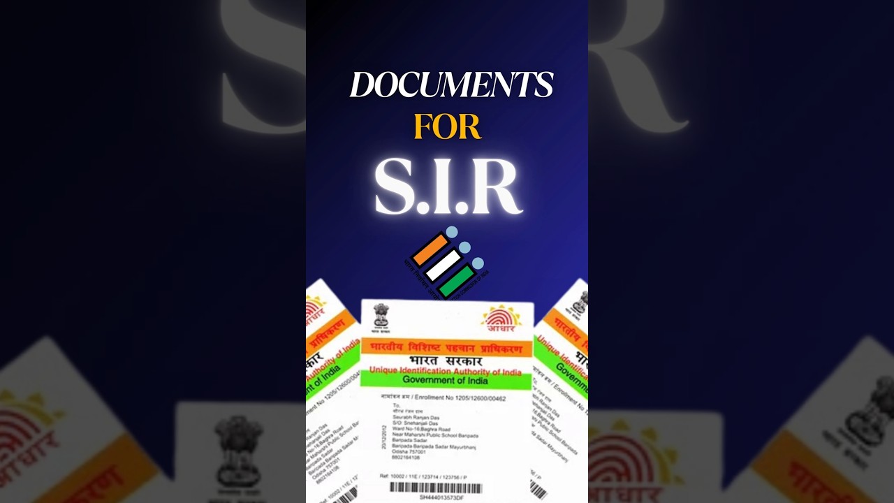 Which documents are required for SIR? #hyderabadcity #specialintensiverevision #elections #voterlist