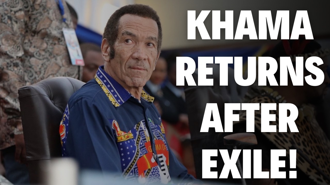 Ian Khama Returns to Botswana After Exile | Political Showdown with President Masisi & Legal Battles