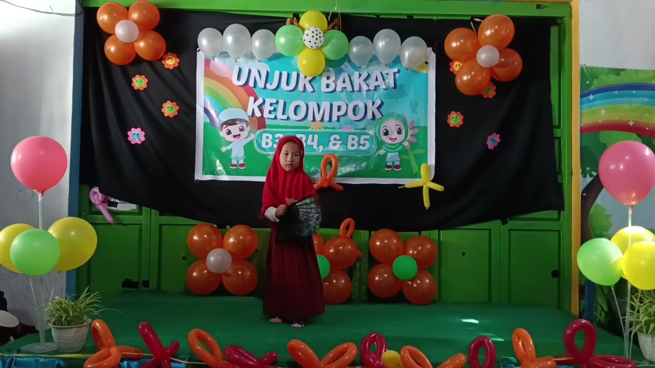 Unjuk bakat Kel. B4 RA PERWANIDA REJOSO 2025 
