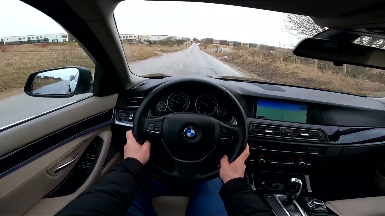 2012 BMW 5 Series Touring F11 520d 184 Hp POV Test Drive @DRIVEWAVE1