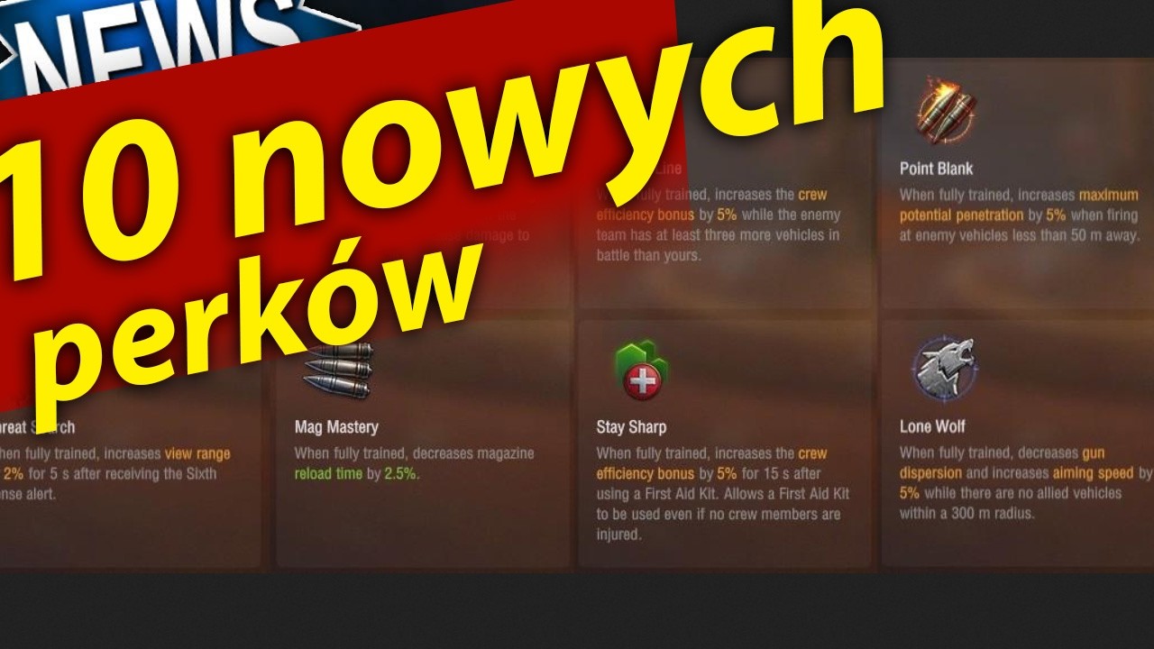 10 New Perks - Will They Change Anything? World of Tanks