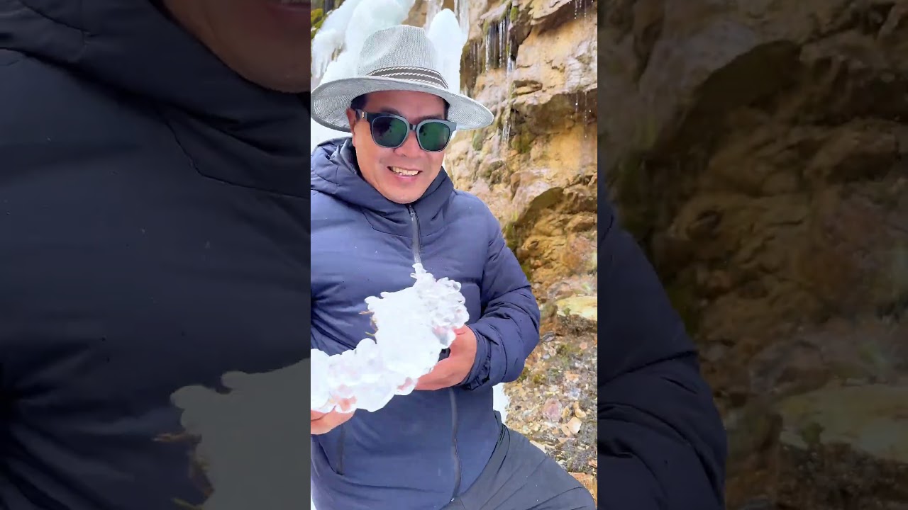 偶遇童话世界里的冰瀑，无与伦比的唯美 藏东秘境 川藏中线 冰瀑奇观