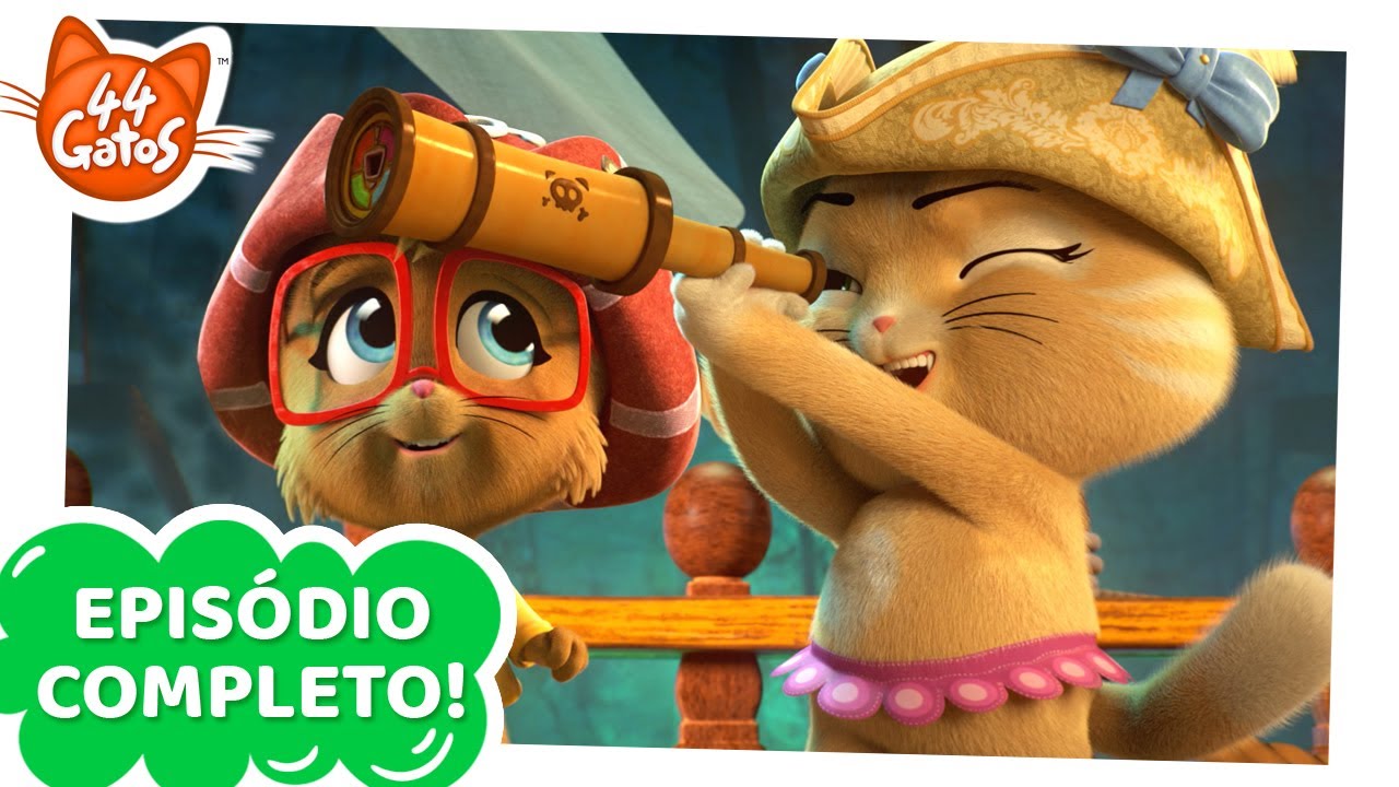 44 Gatos | EPISODIO COMPLETO | O Tesouro do Capitão Barbagato | Temporada 2 Episódio 21
