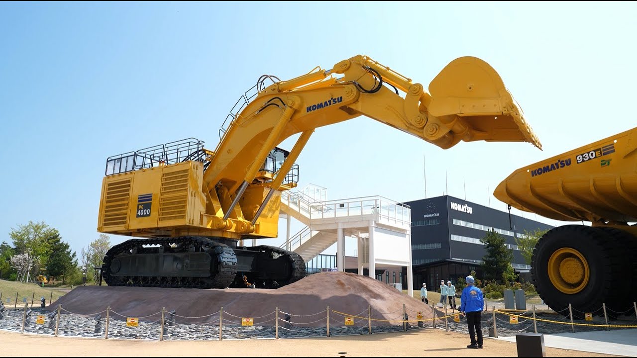 Komatsu no Mori PC4000 exhibition project #komatsu #creatingvaluetogether