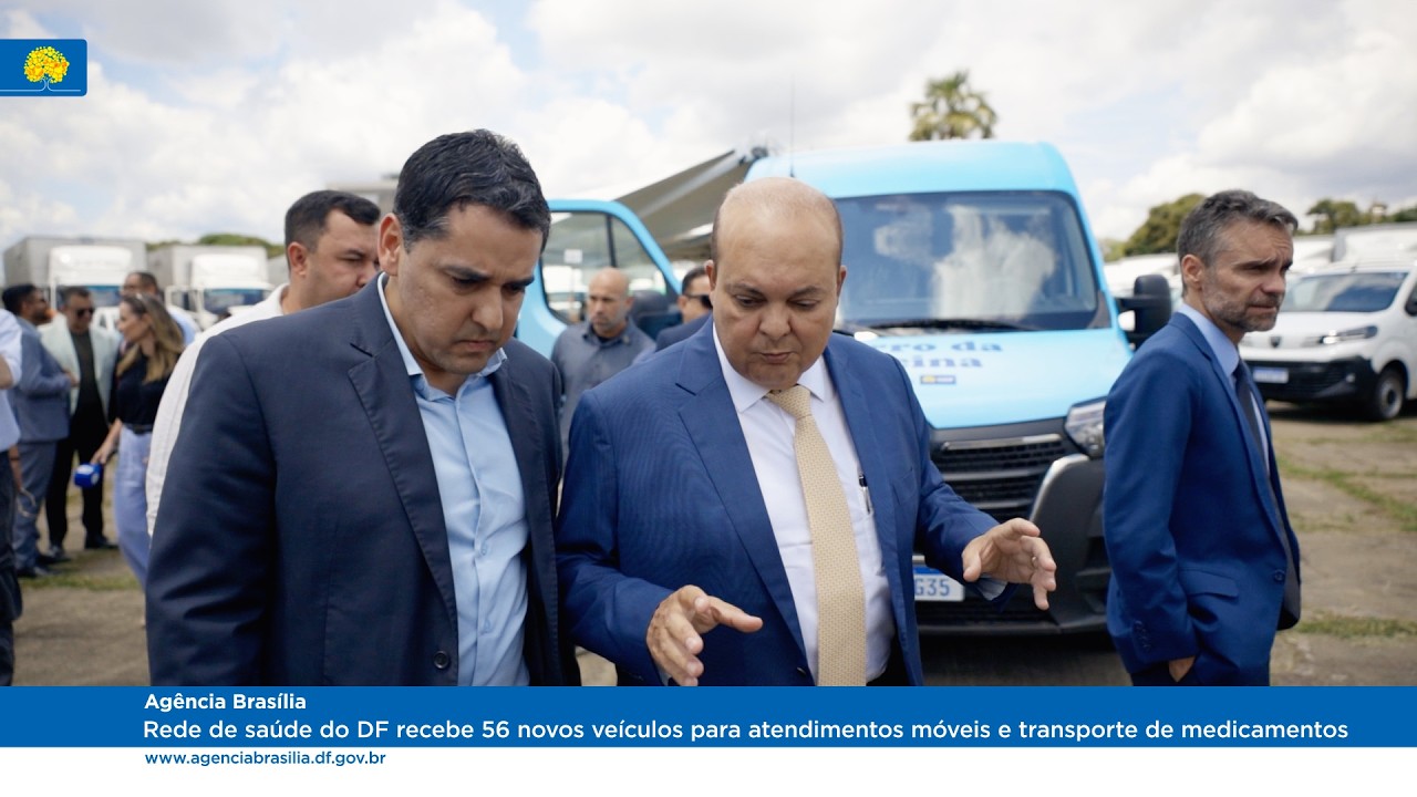 Rede de saúde do DF recebe 56 novos veículos para atendimentos móveis e transporte de medicamentos