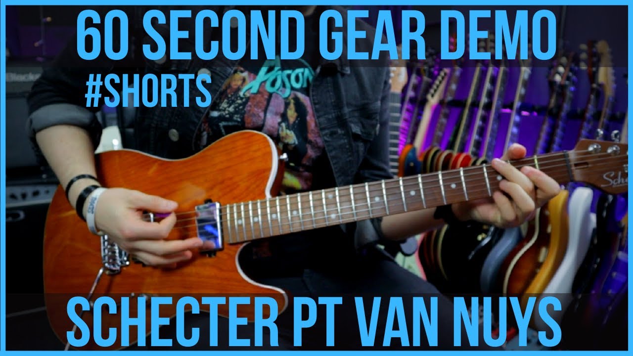 60 Second Gear Demo - Schecter PT Van Nuys #SHORTS