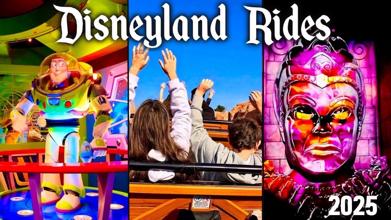 2025 BIG Disneyland Ride Compilation - Indiana Jones, Matterhorn, Thunder Mountain, and Many More…