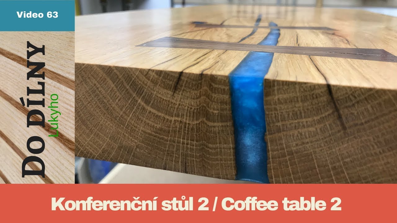 Konferenční stolek 2 / Coffee table 2 / epoxy table test