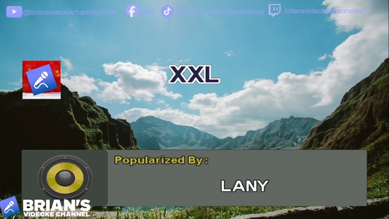 XXL - LANY (Karaoke)