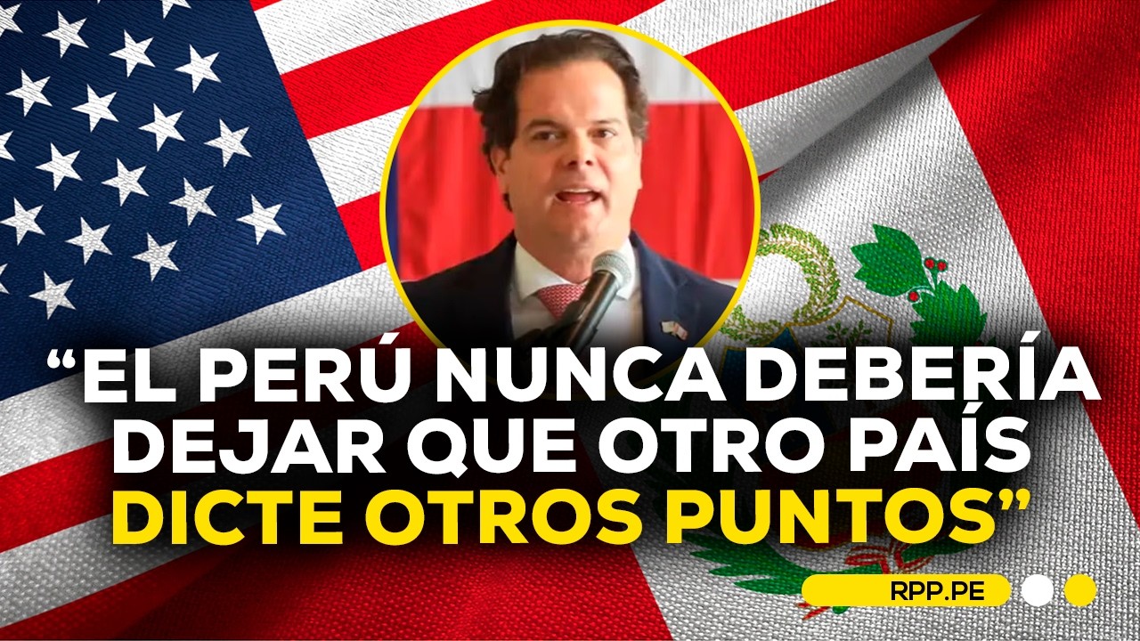 Embajador Bernie Navarro: “El Perú nunca debería dejar que otro país dicte otros puntos” #ADNRPP