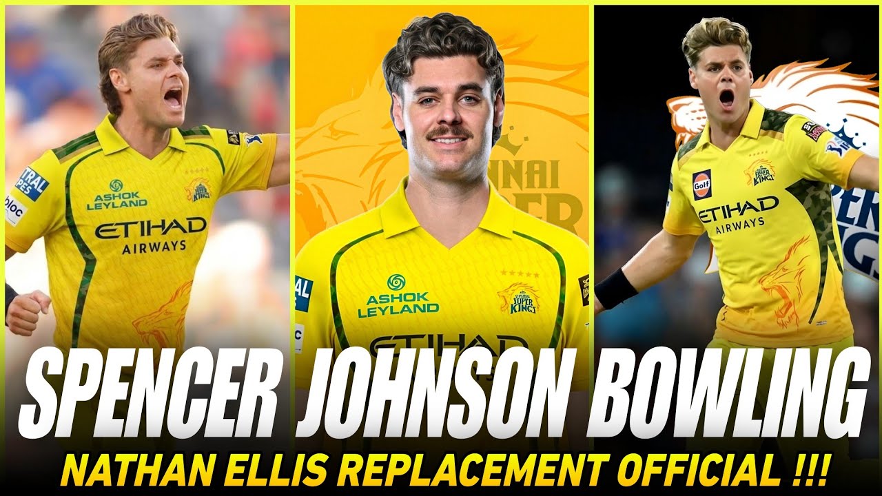 Spencer Johnson Bowling 🥵 CSK New Player | IPL 2026
