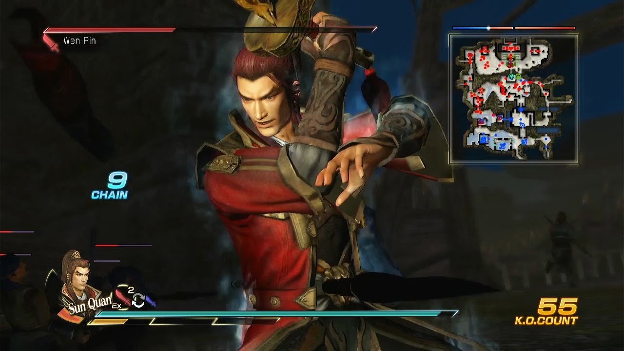 Dynasty Warriors 8 Wu Historical: Chapter 7 - Battle of Hefei (Sun Quan/Chaos)