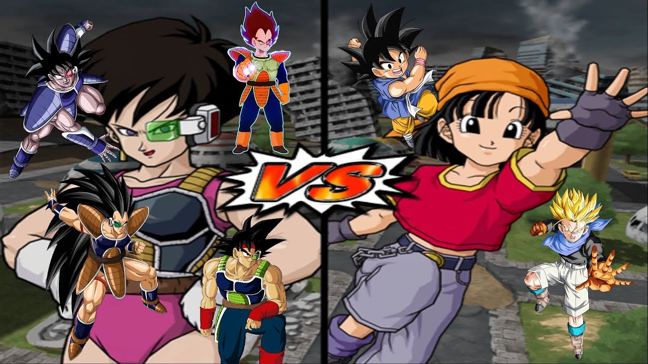 DBZ Budokai Tenkaichi 3  Team Saiyan VS Team GT